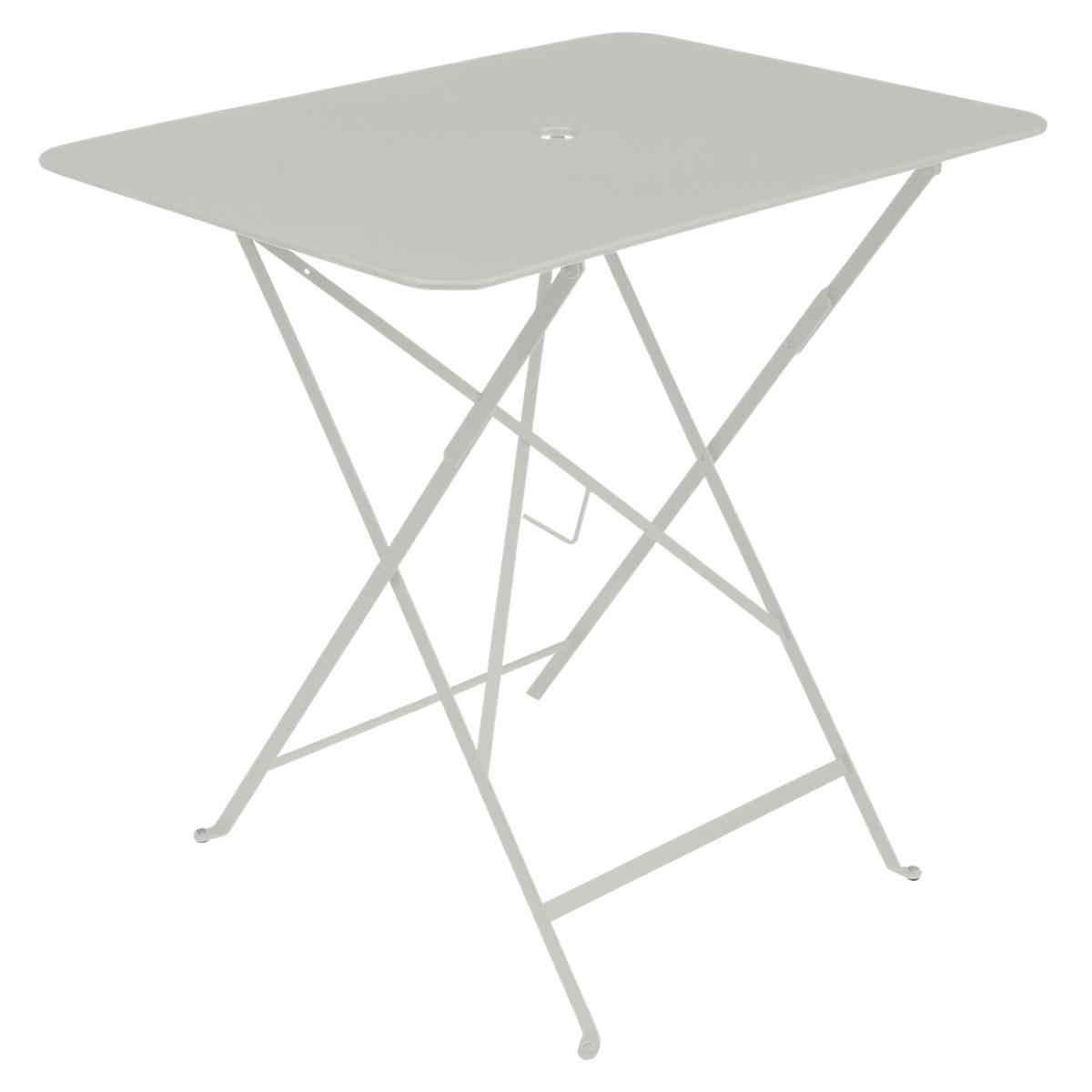 Table 77x57cm BISTRO Fermob gris argile