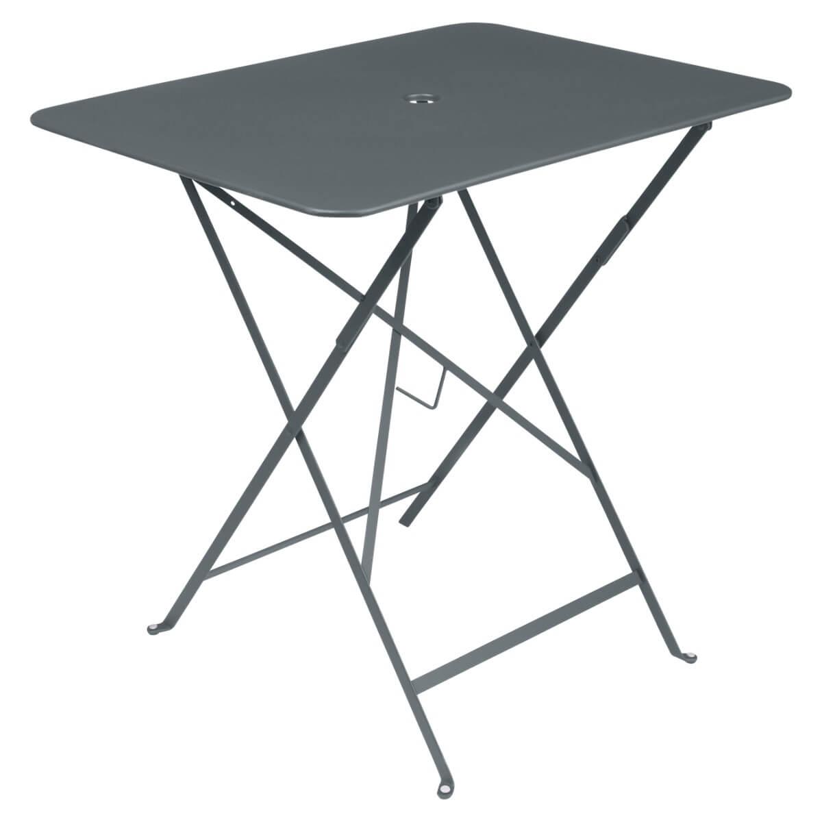 Table 77x57cm BISTRO Fermob gris orage