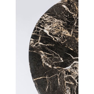 Table 80cm SCHICKERIA Kare Design aspect marbre noir