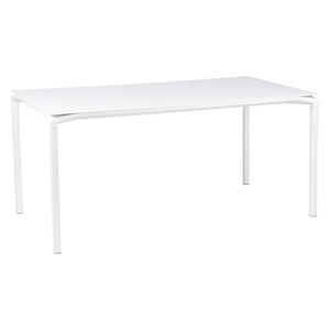 Table 80x160cm CALVI Fermob Blanc coton