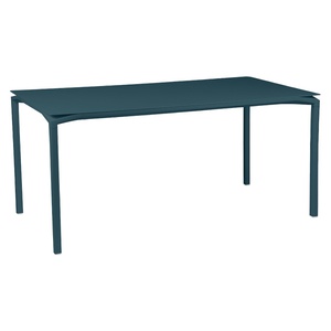 Table 80x160cm CALVI Fermob Bleu acapulco