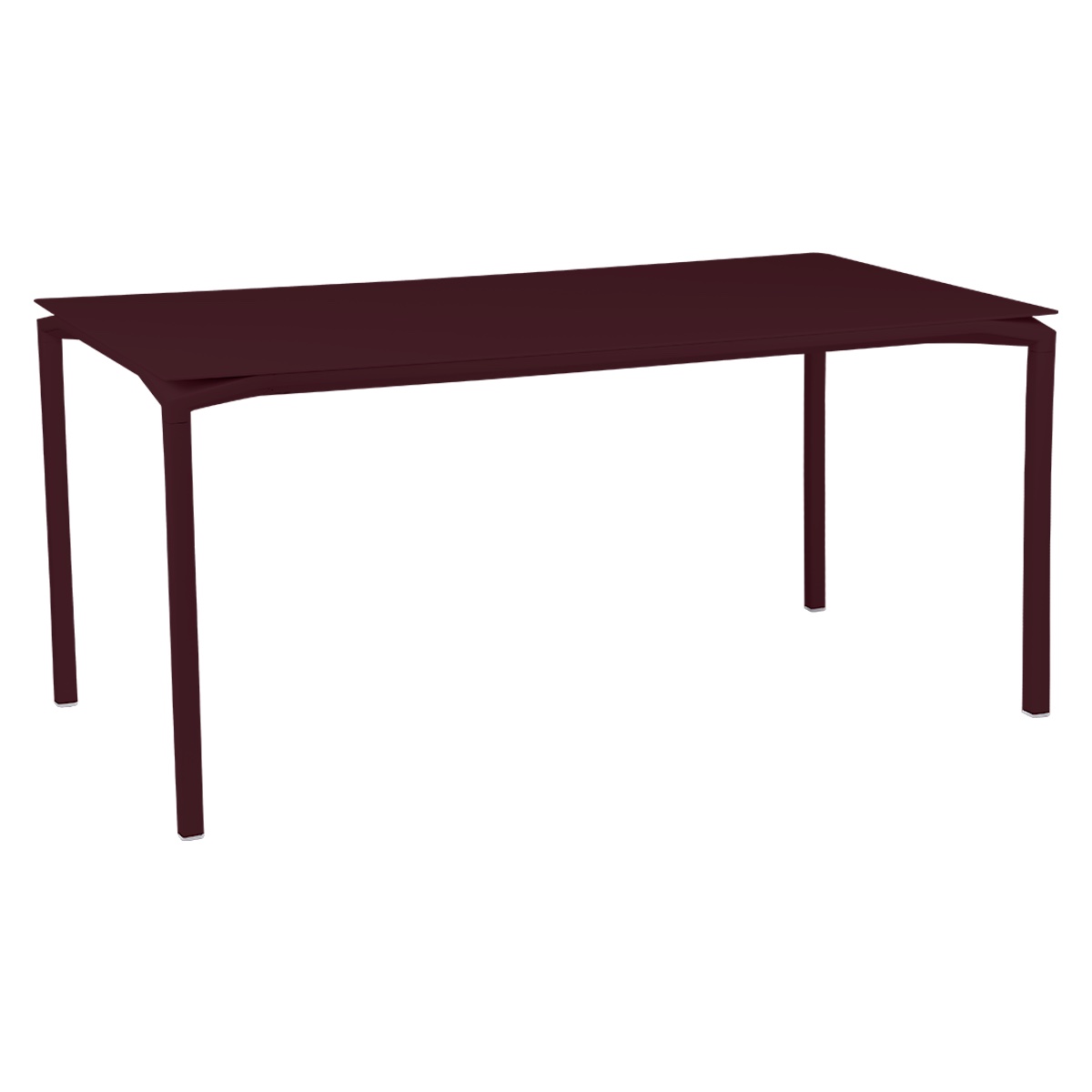 Table 80x160cm CALVI Fermob Cerise noir
