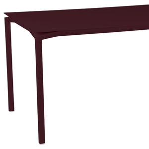 Table 80x160cm CALVI Fermob Cerise noir