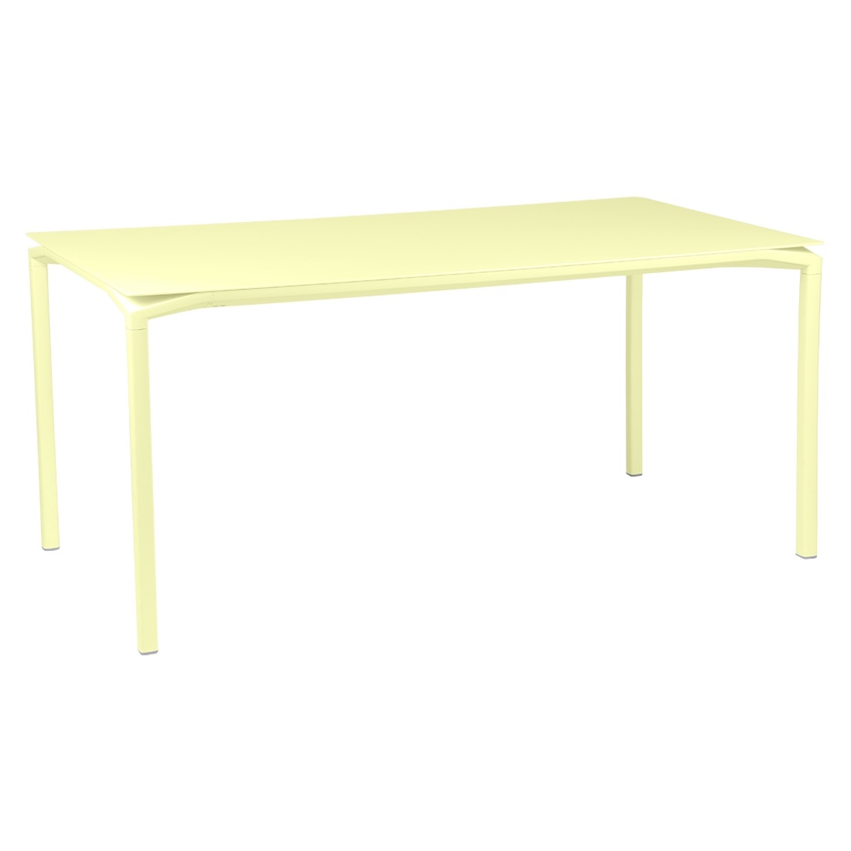 Table 80x160cm CALVI Fermob citron givré