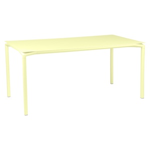 Table 80x160cm CALVI Fermob citron givré