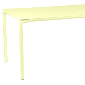 Table 80x160cm CALVI Fermob citron givré