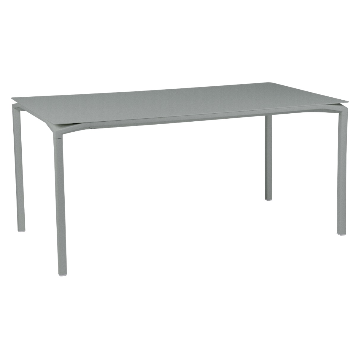 Table 80x160cm CALVI Fermob gris lapilli