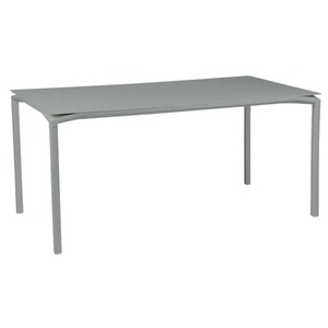 Table 80x160cm CALVI Fermob gris lapilli