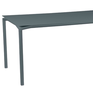 Table 80x160cm CALVI Fermob gris orage
