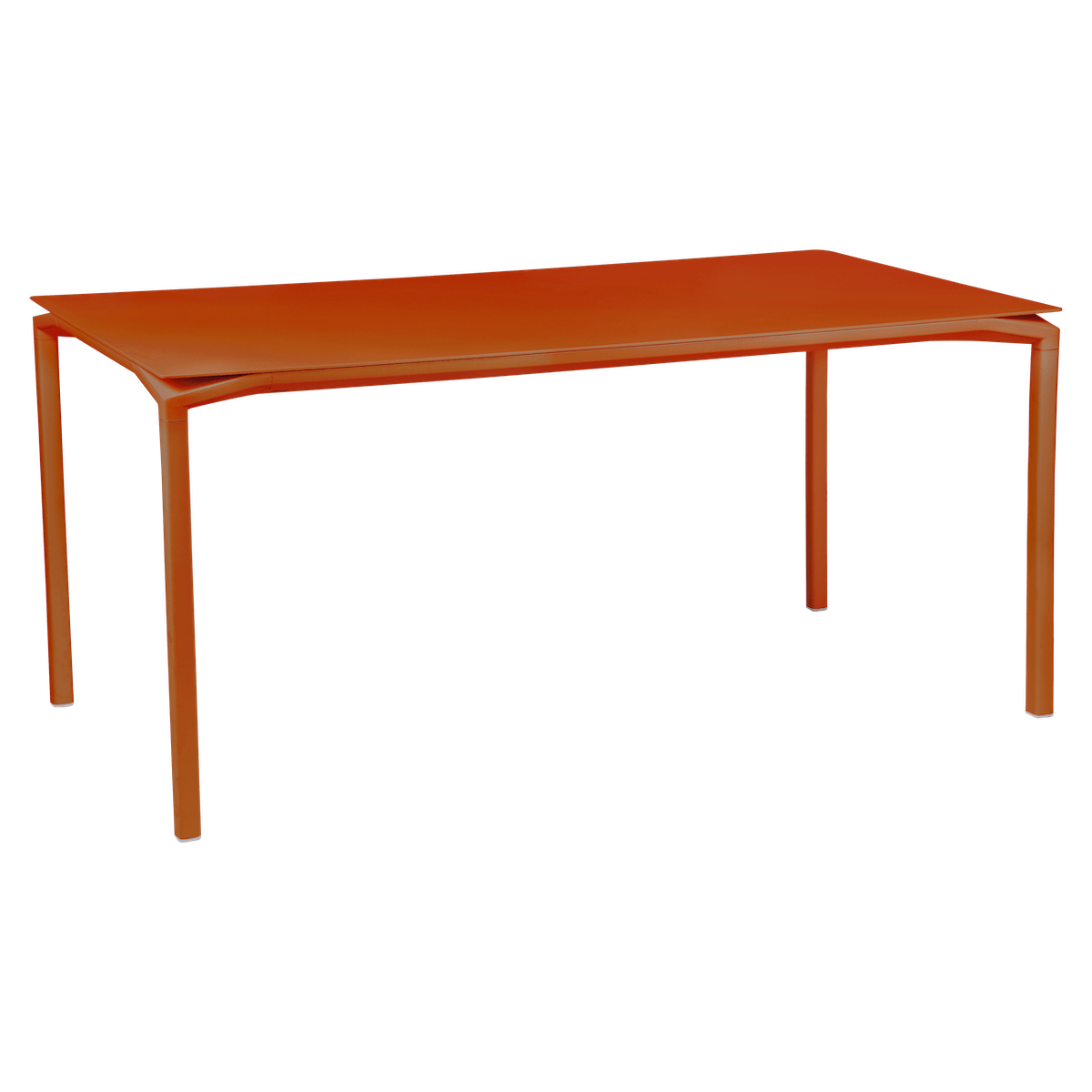 Table 80x160cm CALVI Fermob orange confite