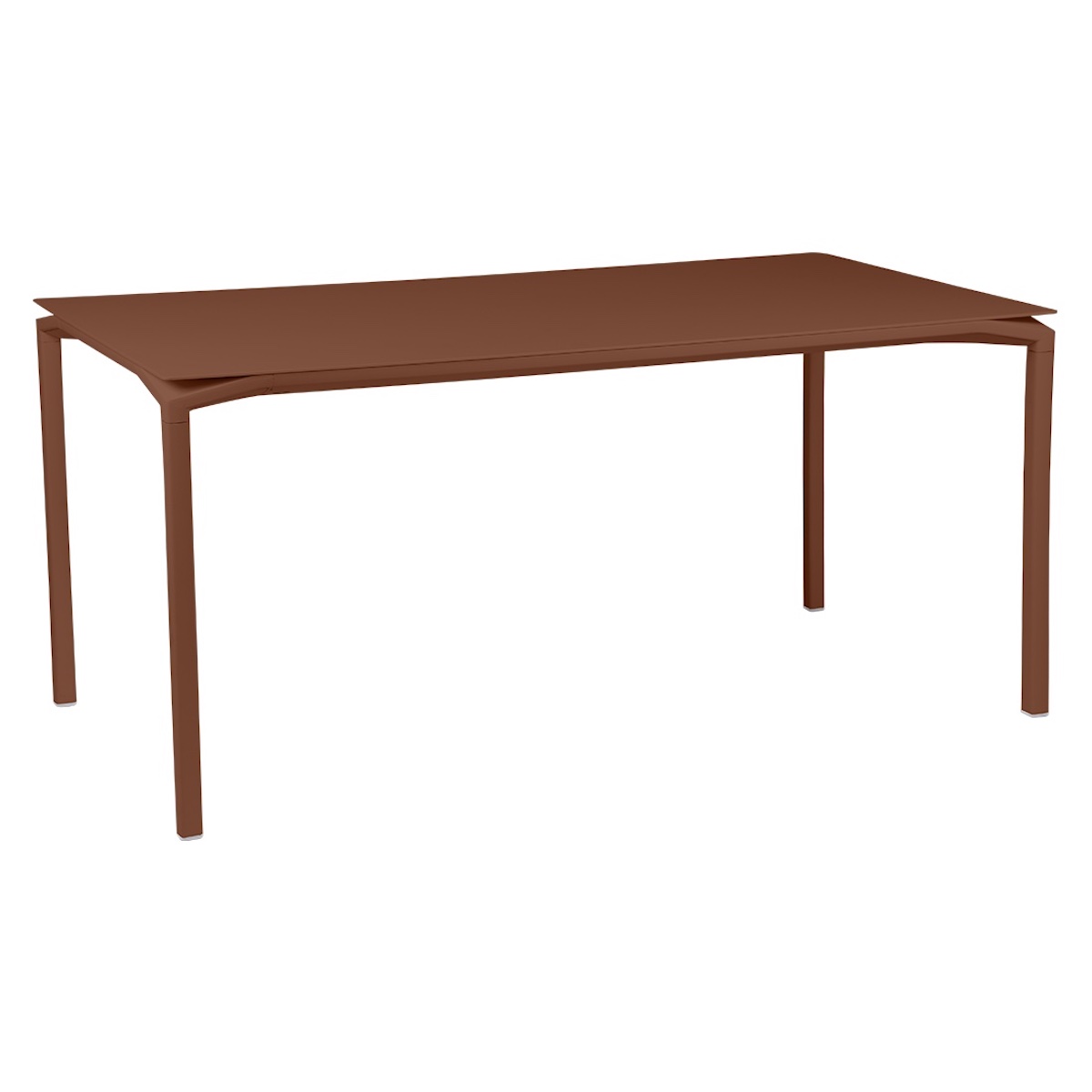 Table 80x160cm CALVI Fermob Rouge ocre
