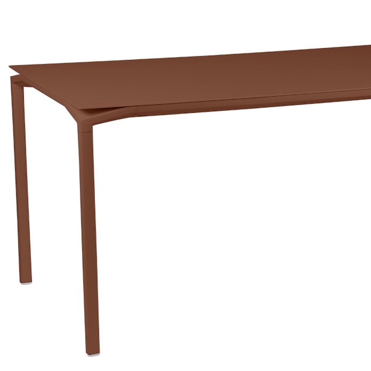 Table 80x160cm CALVI Fermob Rouge ocre