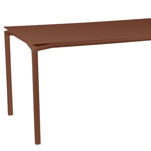 Table 80x160cm CALVI Fermob Rouge ocre