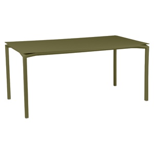 Table 80x160cm CALVI Fermob vert pesto