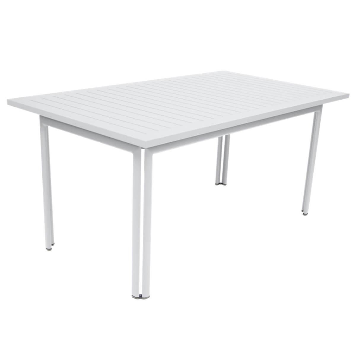 Table 80x160cm COSTA Fermob Blanc coton