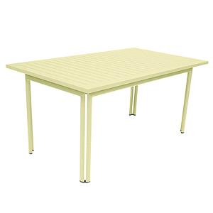 Table 80x160cm COSTA Fermob citron givré