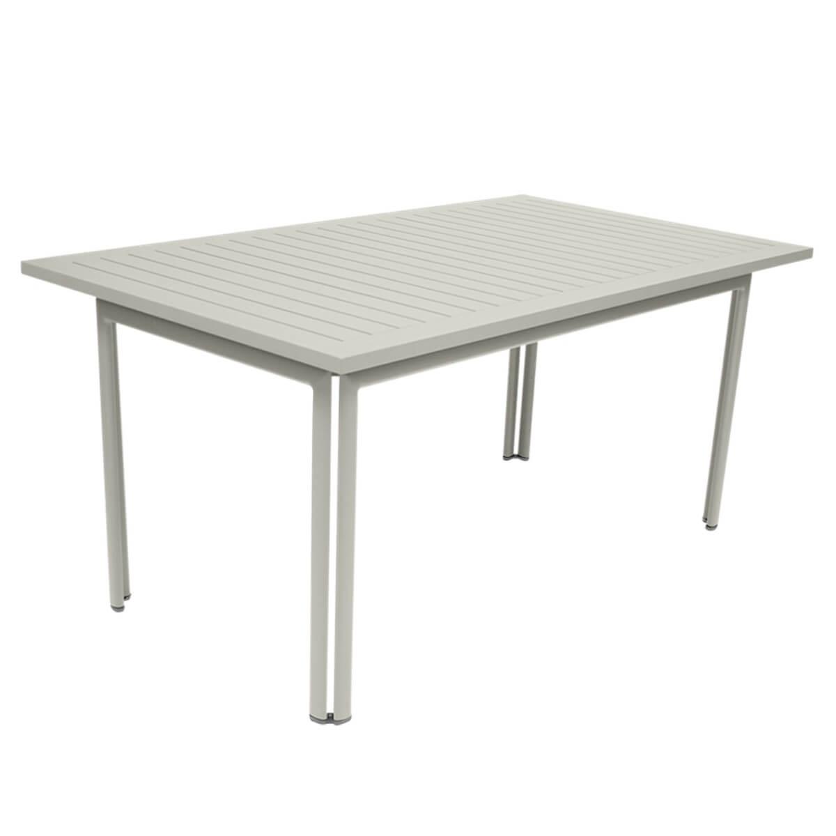 Table 80x160cm COSTA Fermob gris argile