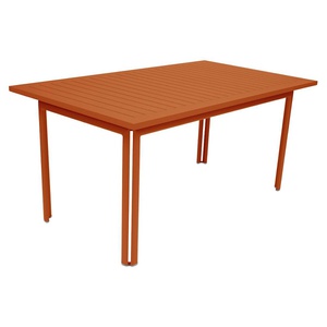 Table 80x160cm COSTA Fermob orange confite