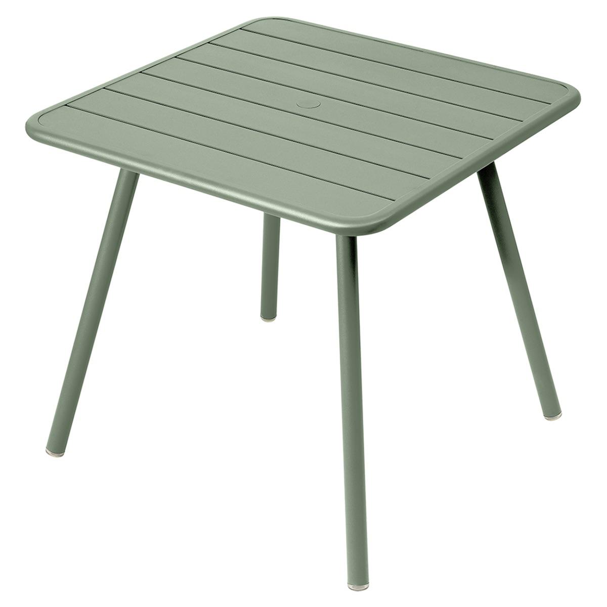 Table 80x80cm 4 pieds LUXEMBOURG Fermob cactus