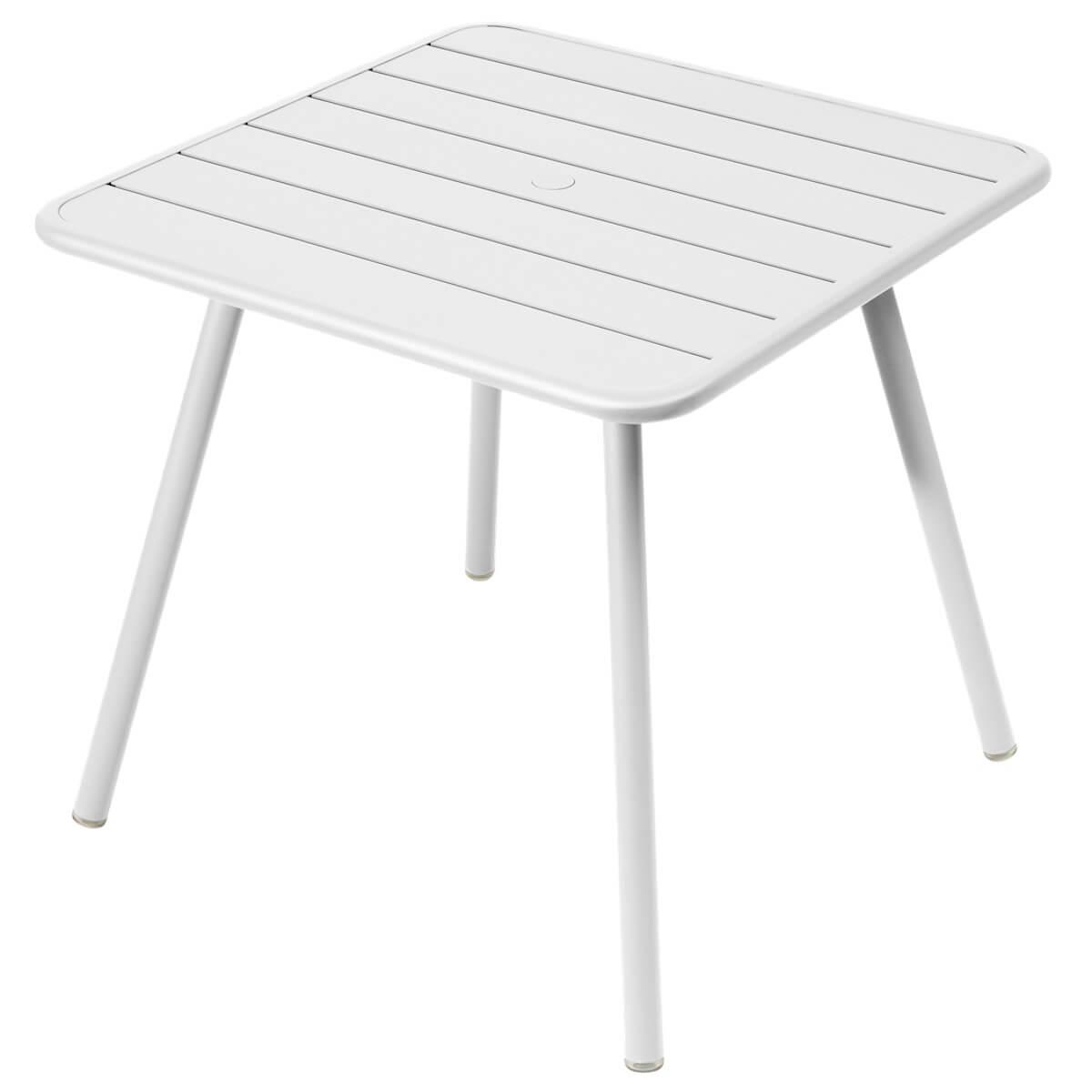 Table 80x80cm 4 pieds LUXEMBOURG Fermob coton