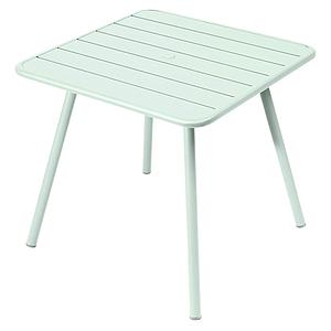 Table 80x80cm 4 pieds LUXEMBOURG Fermob menthe glaciale