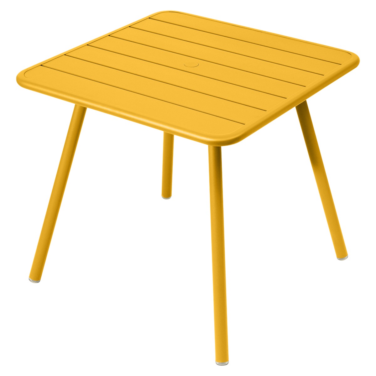 Table 80x80cm 4 pieds LUXEMBOURG Fermob miel NEW 