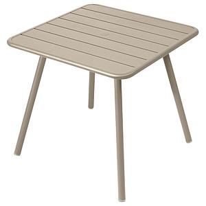 Table 80x80cm 4 pieds LUXEMBOURG Fermob muscade