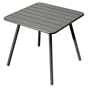 Table 80x80cm 4 pieds LUXEMBOURG Fermob romarin