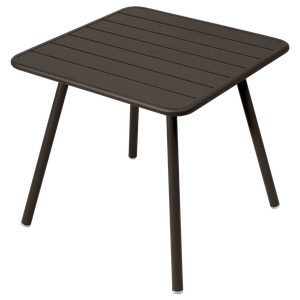 Table 80x80cm 4 pieds LUXEMBOURG Fermob tonka 