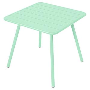 Table 80x80cm 4 pieds LUXEMBOURG Fermob vert opaline