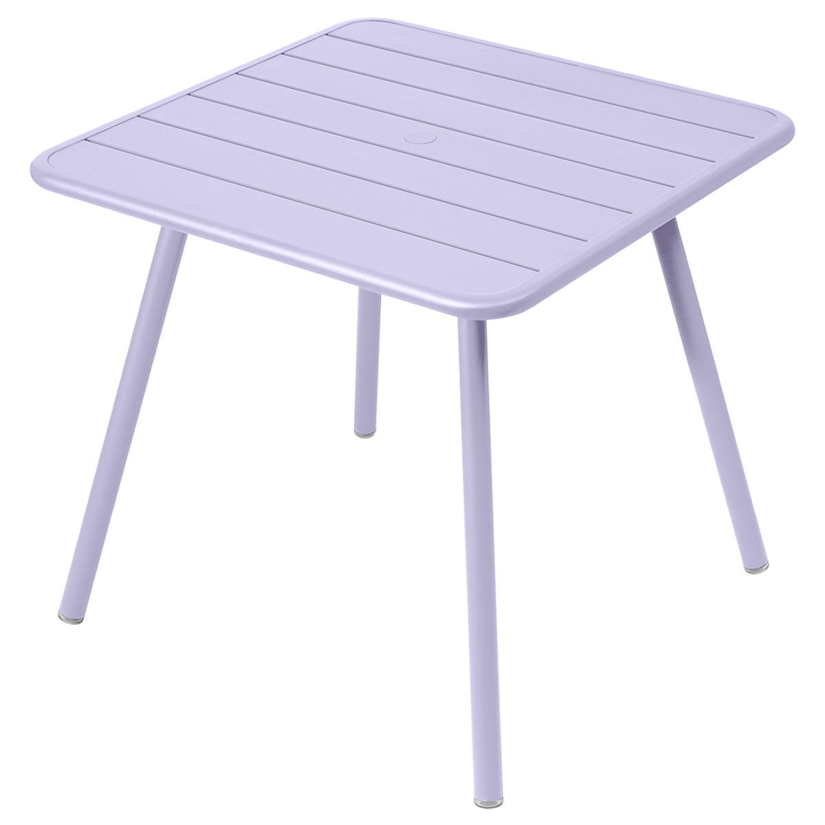 Table 80x80cm 4 pieds LUXEMBOURG guimauve