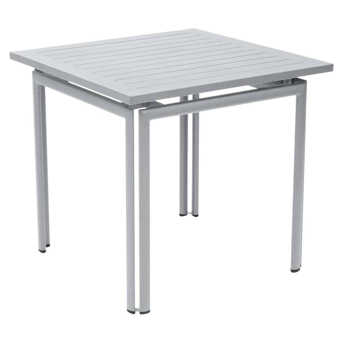 Table 80x80cm COSTA Fermob blanc coton
