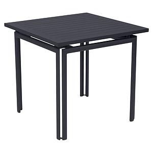 Table 80x80cm COSTA Fermob Carbone
