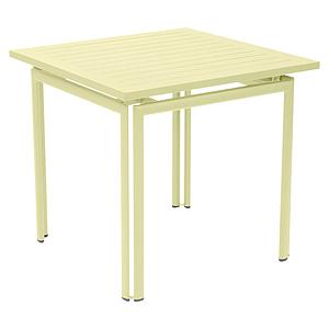 Table 80x80cm COSTA Fermob citron givré