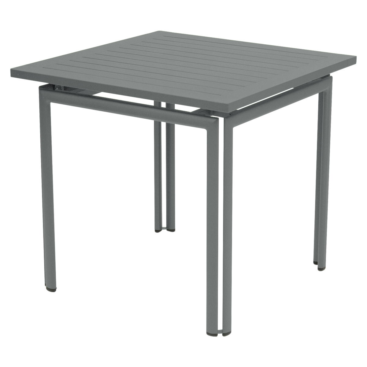 Table 80x80cm COSTA Fermob gris lapilli