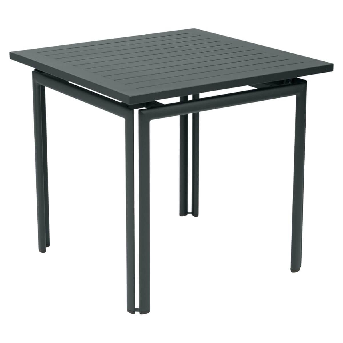 Table 80x80cm COSTA Fermob gris orage