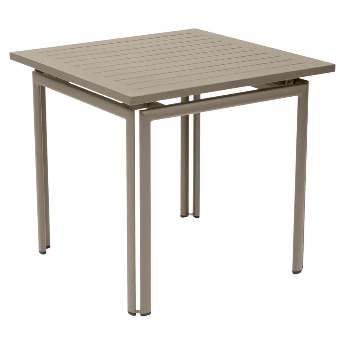 Table 80x80cm COSTA Fermob muscade