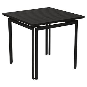 Table 80x80cm COSTA Fermob noir réglisse