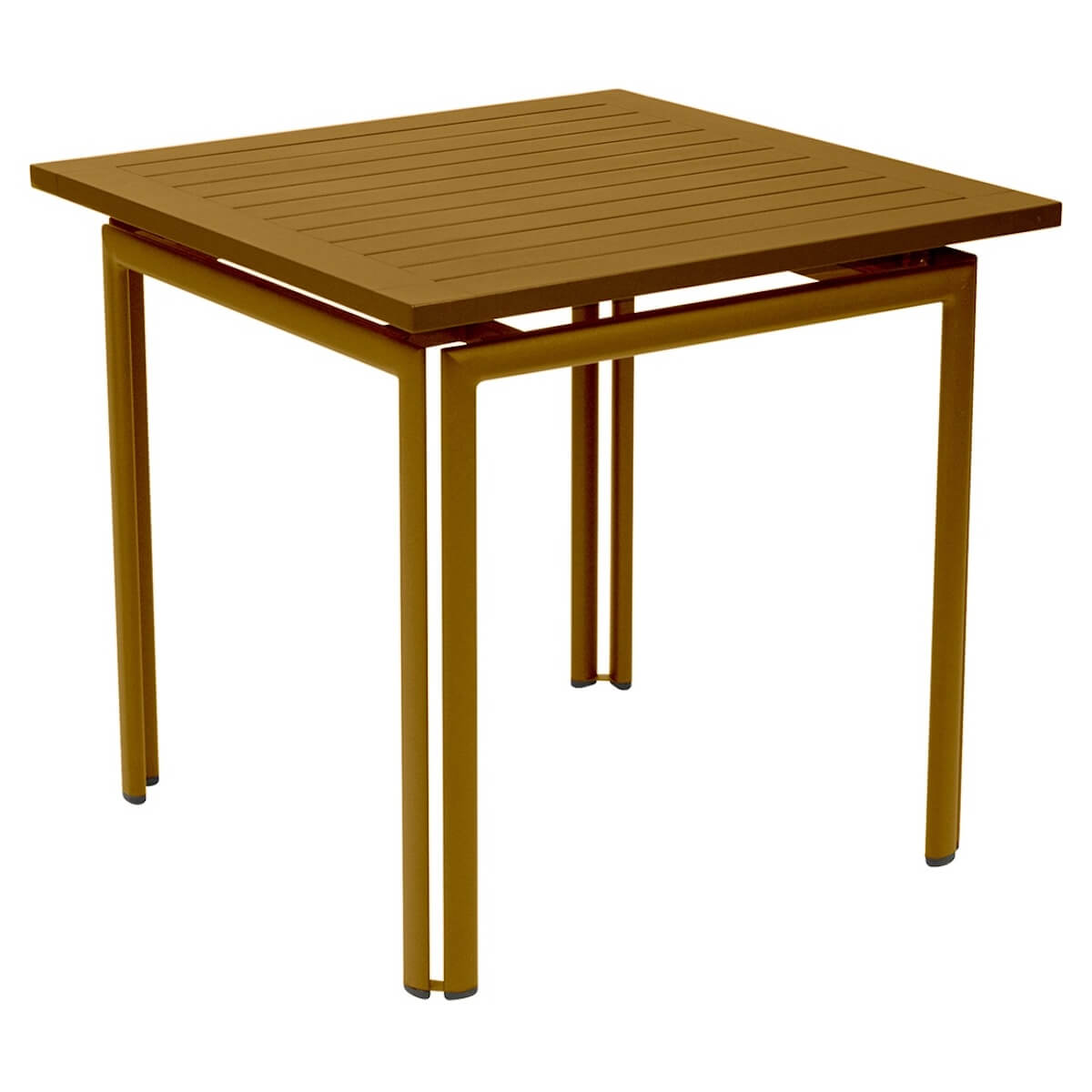 Table 80x80cm COSTA Fermob pain d'épices 