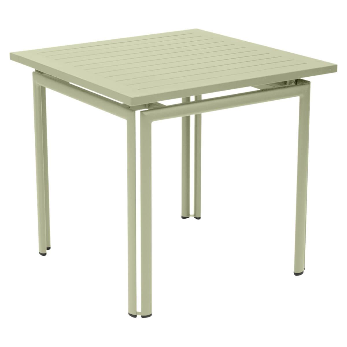 Table 80x80cm COSTA Fermob tilleul