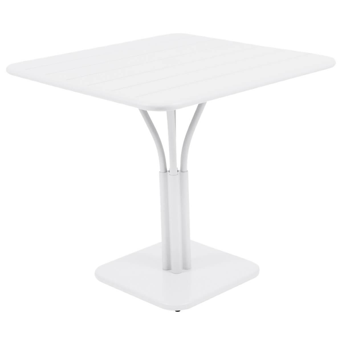 Table 80x80cm LUXEMBOURG Fermob blanc coton