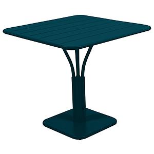 Table 80x80cm LUXEMBOURG Fermob bleu acapulco