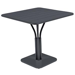 Table 80x80cm LUXEMBOURG Fermob carbone