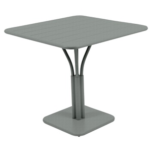 Table 80x80cm LUXEMBOURG Fermob gris lapilli