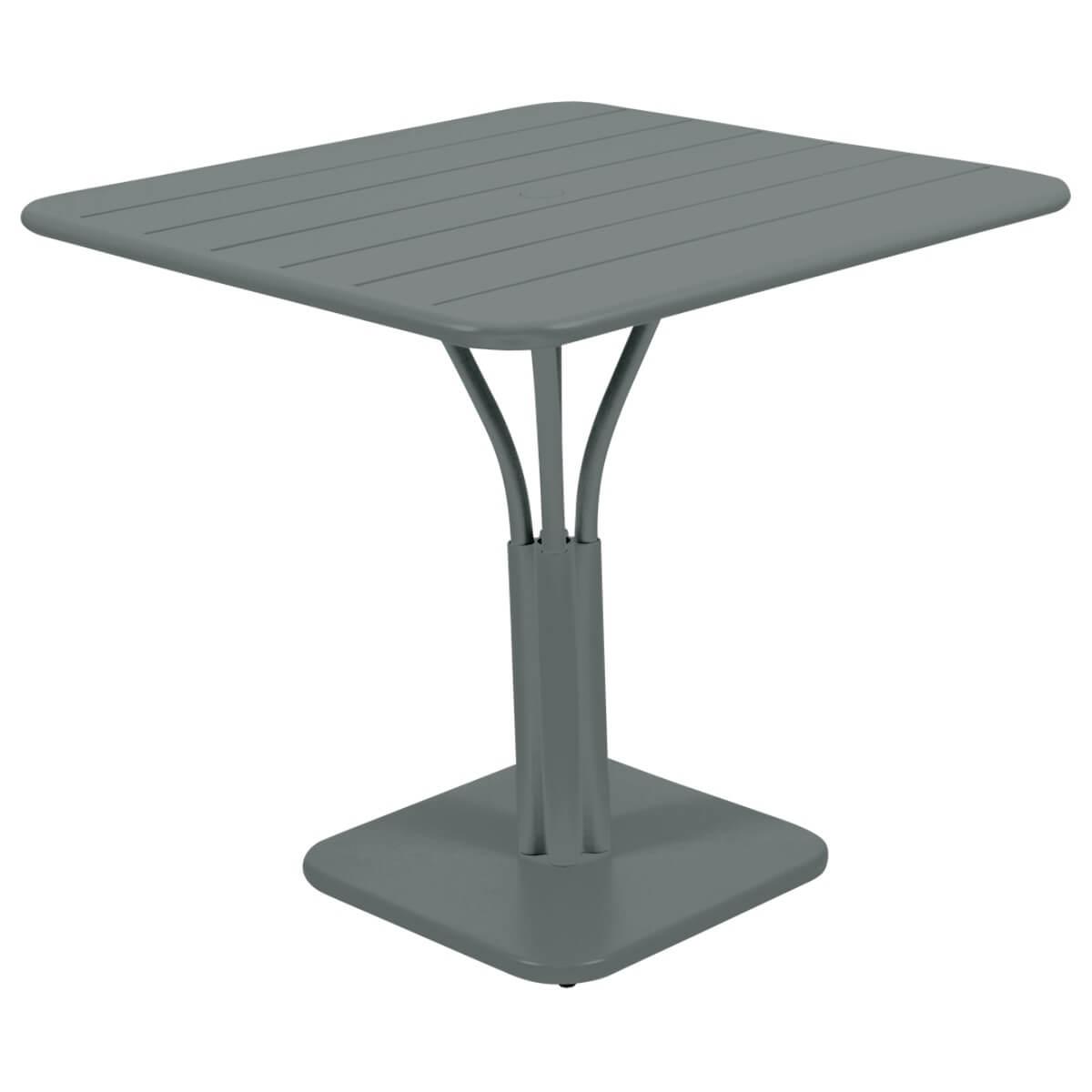 Table 80x80cm LUXEMBOURG Fermob gris orage