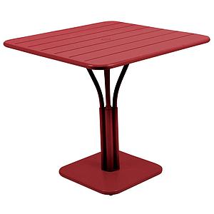 Table 80x80cm LUXEMBOURG Fermob piment