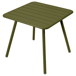 Table 80x80cm LUXEMBOURG Fermob vert pesto
