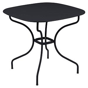 Table 82x82cm OPERA + Fermob carbone