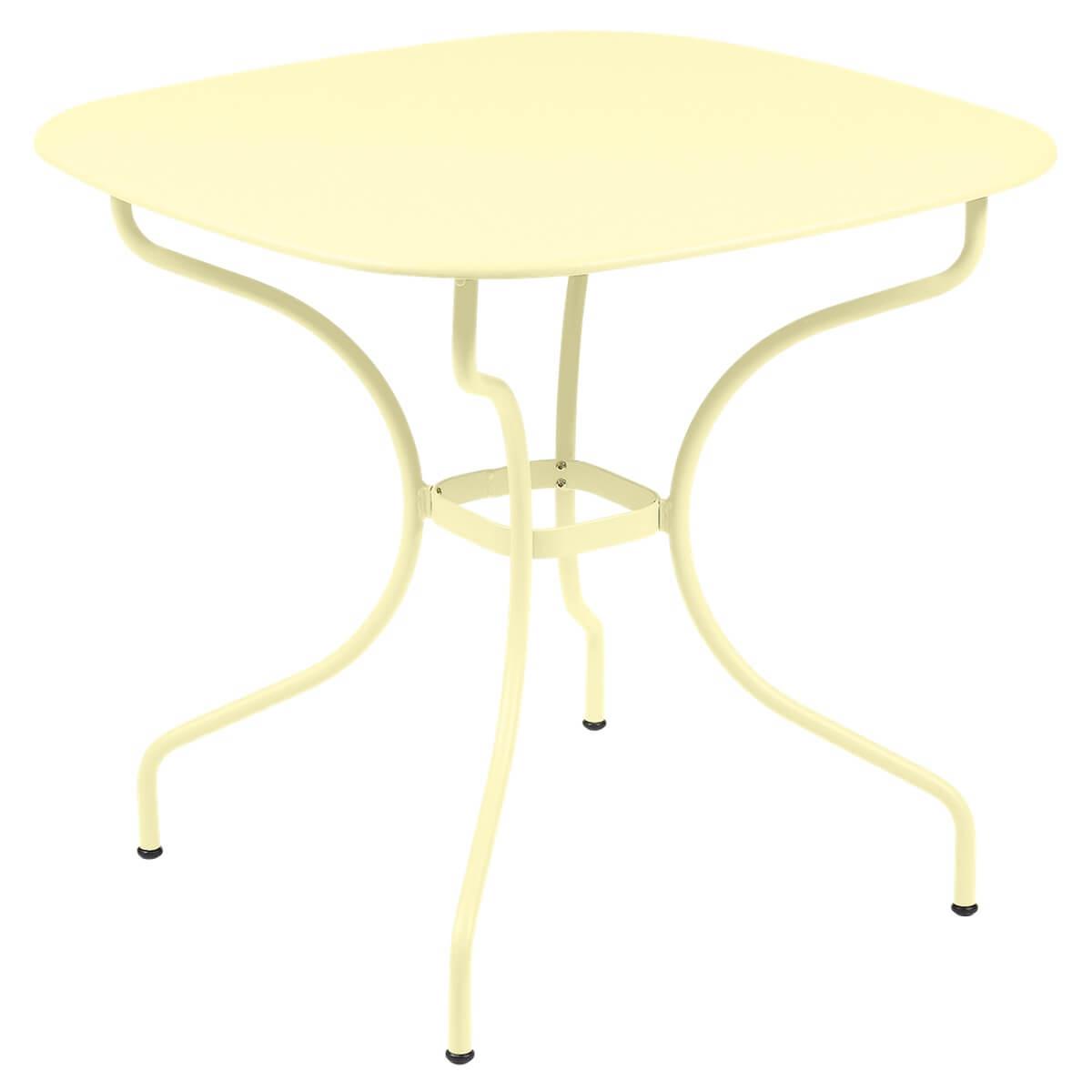 Table 82x82cm OPERA + Fermob citron givré