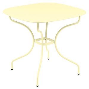 Table 82x82cm OPERA + Fermob citron givré